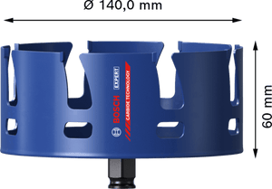 New Genuine Bosch 2608900486 EXPERT Construction Material Hole Saws For rotary