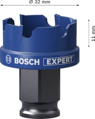 New Genuine Bosch 2608900497 EXPERT Sheet Metal PC Plus Hole Saw For rotary