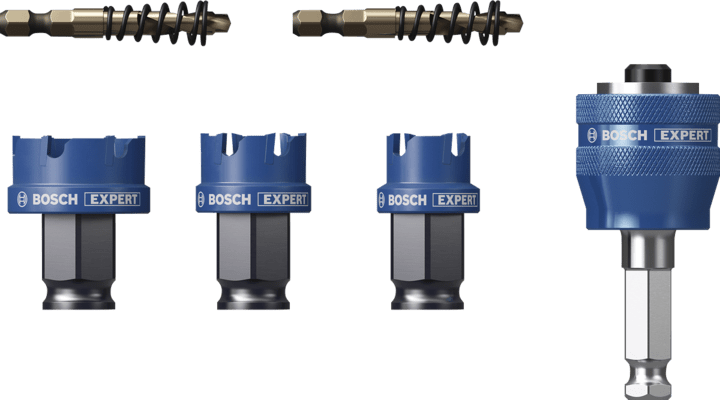 New Genuine Bosch 2608900502 EXPERT Sheet Metal PC Plus Universal Hole Saw Set
