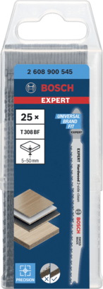 New Genuine Bosch 2608900545 EXPERT Hardwood 2-side clean T308BF Blades For