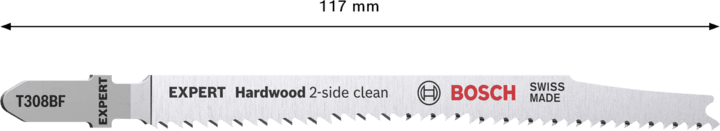 New Genuine Bosch 2608900545 EXPERT Hardwood 2-side clean T308BF Blades For