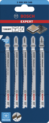 New Genuine Bosch 2608900548 EXPERT Hardwood 2-side clean T308BFP Jigsaw Blade
