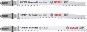 New Genuine Bosch 2608900549 EXPERT Hardwood 2-side clean Blade Sets For jigsaws