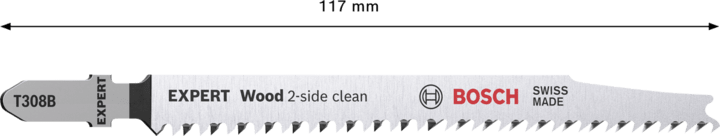 New Genuine Bosch 2608900553 EXPERT Wood 2-side clean T308B Blades For jigsaws