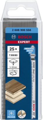 New Genuine Bosch 2608900556 EXPERT Wood 2-side clean T308BO Blades For jigsaws