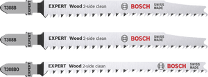 New Genuine Bosch 2608900559 EXPERT Wood 2-side clean Jigsaw Blade Set For