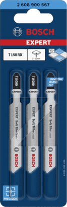 New Genuine Bosch 2608900567 EXPERT Soft Tile Clean T150RD Blades For jigsaws