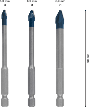 New Genuine Bosch 2608900595 EXPERT HEX-9 Hard Ceramic Bit Set For impact