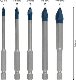 New Genuine Bosch 2608900597 EXPERT HEX-9 Hard Ceramic Bit Set For impact