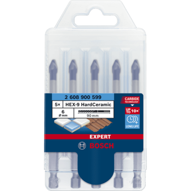 New Genuine Bosch 2608900599 EXPERT HEX-9 Hard Ceramic Bit Set For impact