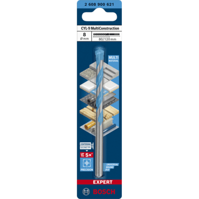 New Genuine Bosch 2608900621 EXPERT CYL-9 Multi Construction Bit For rotary