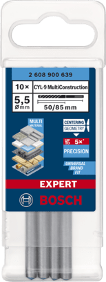 New Genuine Bosch 2608900639 EXPERT CYL-9 Multi Construction Bit For rotary