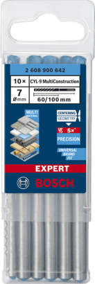 New Genuine Bosch 2608900642 EXPERT CYL-9 Multi Construction Bit For rotary