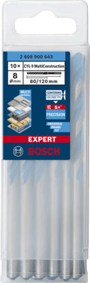 New Genuine Bosch 2608900643 EXPERT CYL-9 Multi Construction Bit For rotary