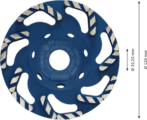 New Genuine Bosch 2608900651 EXPERT Concrete Grinding Heads