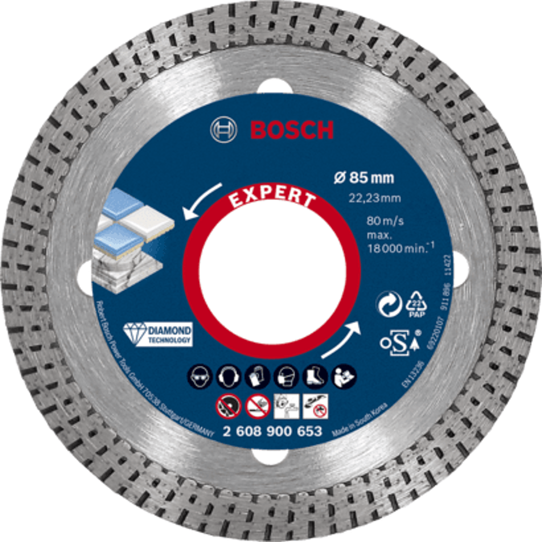 New Genuine Bosch 2608900653 EXPERT HardCeramic Discs
