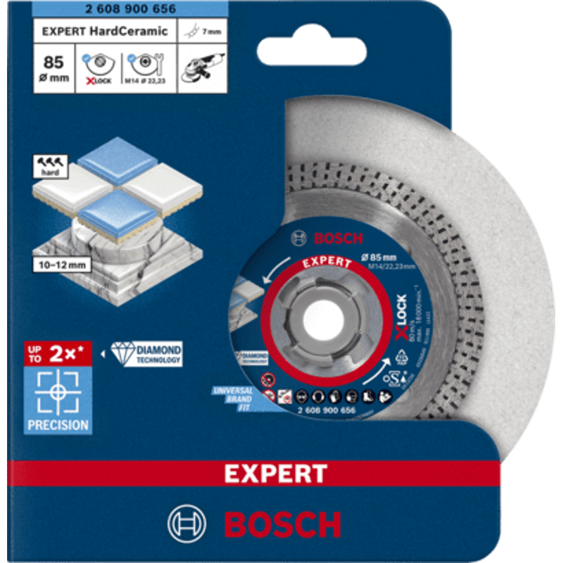 New Genuine Bosch 2608900656 EXPERT HardCeramic X-LOCK Discs For small angle