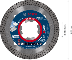 New Genuine Bosch 2608900656 EXPERT HardCeramic X-LOCK Discs For small angle