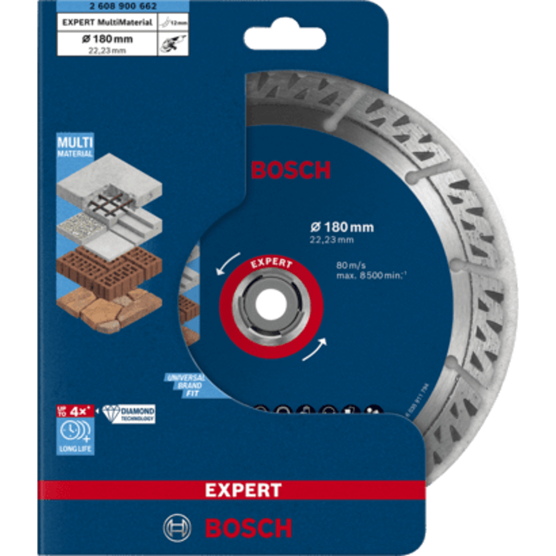 New Genuine Bosch 2608900662 EXPERT MultiMaterial Discs For large angle