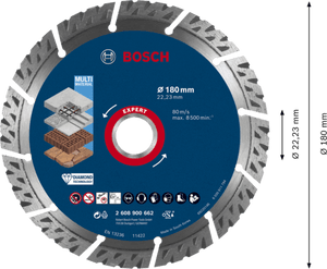 New Genuine Bosch 2608900662 EXPERT MultiMaterial Discs For large angle