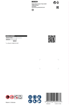 New Genuine Bosch 2608900662 EXPERT MultiMaterial Discs For large angle