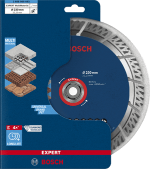New Genuine Bosch 2608900663 EXPERT MultiMaterial Discs For large angle