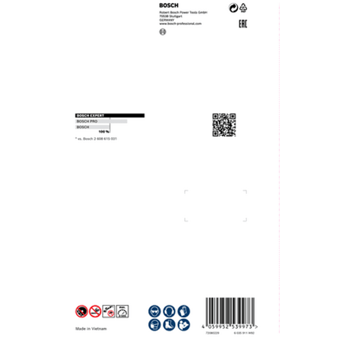 New Genuine Bosch 2608900664 EXPERT MultiMaterial Discs For large angle
