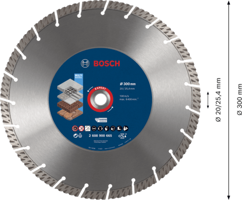 New Genuine Bosch 2608900665 EXPERT MultiMaterial Discs For table saws, For