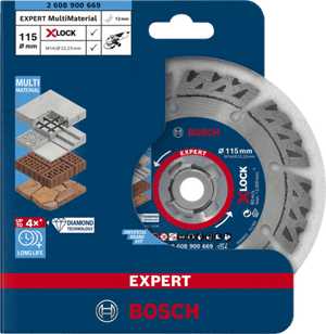 New Genuine Bosch 2608900669 EXPERT MultiMaterial X-LOCK Discs