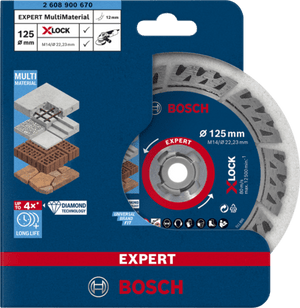 New Genuine Bosch 2608900670 EXPERT MultiMaterial X-LOCK Discs