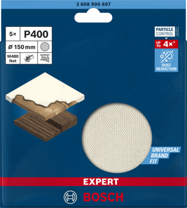 New Genuine Bosch 2608900697 EXPERT M480 Sanding Nets For random orbital