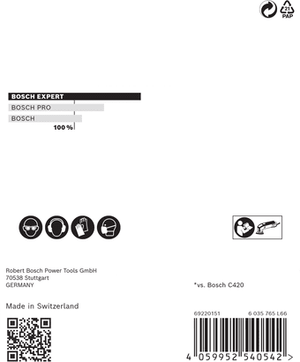 New Genuine Bosch 2608900724 EXPERT M480 Sanding Nets For delta sanders