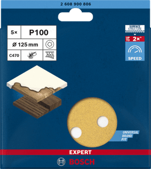 New Genuine Bosch 2608900806 EXPERT C470 Sandpaper For random orbital sanders,