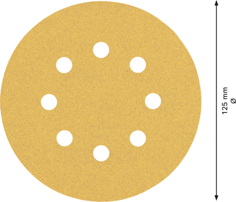 New Genuine Bosch 2608900806 EXPERT C470 Sandpaper For random orbital sanders,