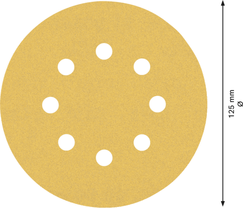 New Genuine Bosch 2608900807 EXPERT C470 Sandpaper For random orbital sanders,