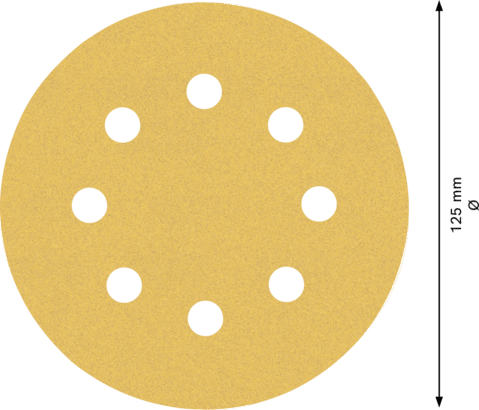 New Genuine Bosch 2608900812 EXPERT C470 Sandpaper Set For random orbital