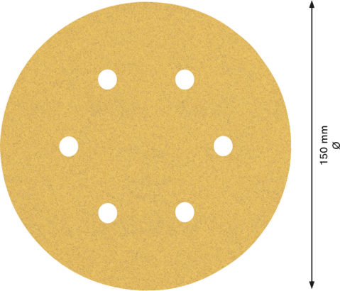 New Genuine Bosch 2608900816 EXPERT C470 Sandpaper For random orbital sanders,