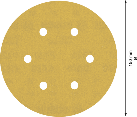 New Genuine Bosch 2608900820 EXPERT C470 Sandpaper For random orbital sanders,