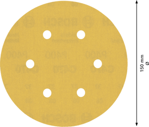 New Genuine Bosch 2608900821 EXPERT C470 Sandpaper For random orbital sanders,