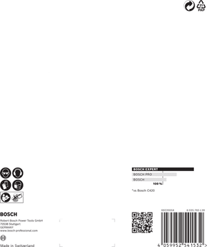 New Genuine Bosch 2608900821 EXPERT C470 Sandpaper For random orbital sanders,