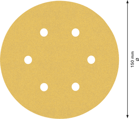 New Genuine Bosch 2608900822 EXPERT C470 Sandpaper Set For random orbital