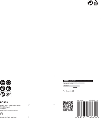 New Genuine Bosch 2608900822 EXPERT C470 Sandpaper Set For random orbital