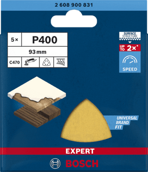 New Genuine Bosch 2608900831 EXPERT C470 Sandpaper For delta sanders