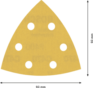 New Genuine Bosch 2608900831 EXPERT C470 Sandpaper For delta sanders