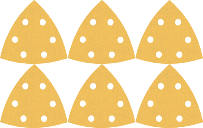 New Genuine Bosch 2608900832 EXPERT C470 Sandpaper Set For delta sanders