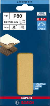 New Genuine Bosch 2608900858 EXPERT C470 Sandpaper For orbital sanders