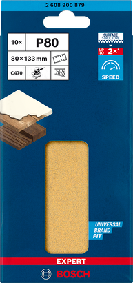 New Genuine Bosch 2608900881 EXPERT C470 Sandpaper For orbital sanders