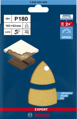 New Genuine Bosch 2608900889 EXPERT C470 Sandpaper For multi sanders