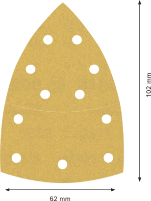 New Genuine Bosch 2608900889 EXPERT C470 Sandpaper For multi sanders