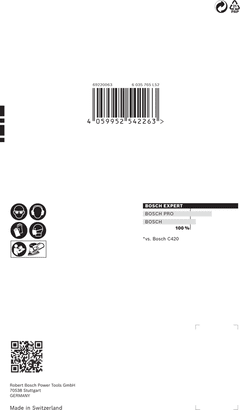 New Genuine Bosch 2608900889 EXPERT C470 Sandpaper For multi sanders